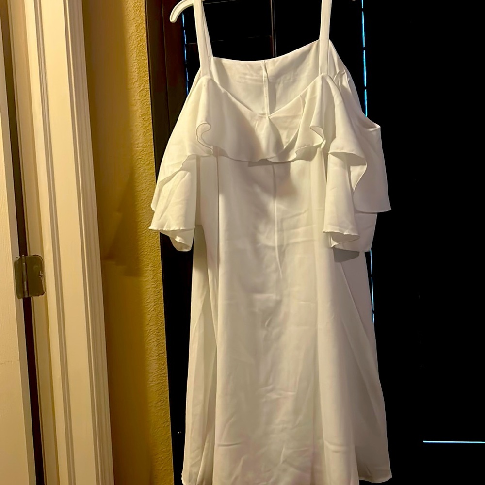 Never worn white dress!